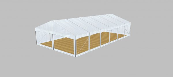 E10-173 Clear Span Marquee: 10m Wide, 5m Bay, 3m Side Height Event Structure - Image 4