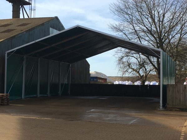 TS10-120 Temporary Warehouse: 10m Wide 3.5m Side Height Clear Span Warehouse Marquee - Image 2