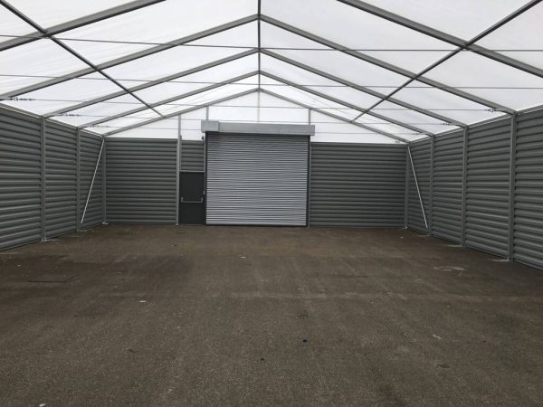 TS12-120 Temporary Warehouse: 12m Wide 3.5m Side Height Clear Span Warehouse Marquee - Image 3