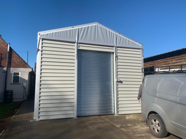 TS6-120 Temporary Warehouse: 6m Wide 3.5m Side Height Clear Span Warehouse Marquee