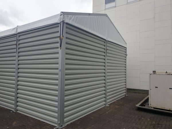 TS6-120 Temporary Warehouse: 6m Wide 3m Side Height Clear Span Warehouse Marquee - Image 3