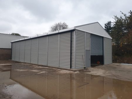 TS10-173 Temporary Warehouse: 10m Wide 4.5m Side Height Clear Span Warehouse Marquee