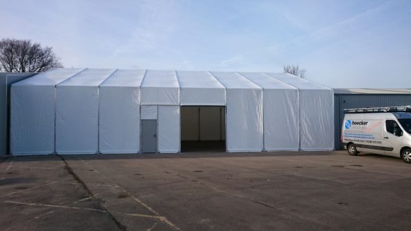 TS15-173 Temporary Warehouse: 15m Wide 4.5m Side Height Clear Span Warehouse Marquee - Image 2