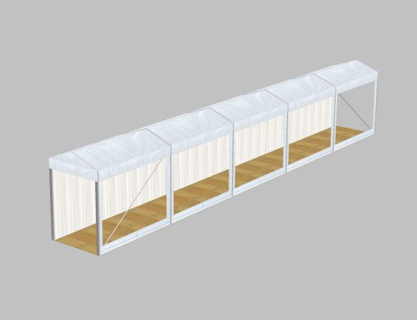 P1.8 Clear Span Marquee: 1.8m Wide 2.4m Side Height Party Structure - Image 2