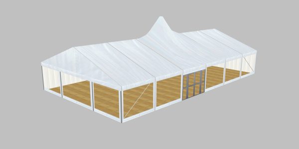 P10 Clear Span Marquee: 10m Wide 2.4m Side Height Party Structure - Image 2