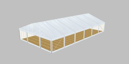 P10 Clear Span Marquee: 10m Wide 2.4m Side Height Party Structure