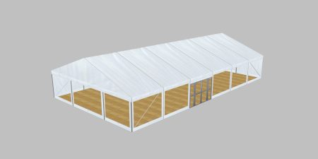 E10 Clear Span Marquee: 10m Wide 3m Side Height Event Structure