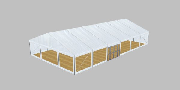 P10 Clear Span Marquee: 10m Wide 2.4m Side Height Party Structure - Image 3