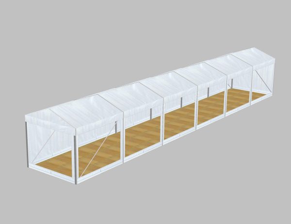 P3 Clear Span Marquee: 3m Wide 2.4m Side Height Party Structure - Image 2