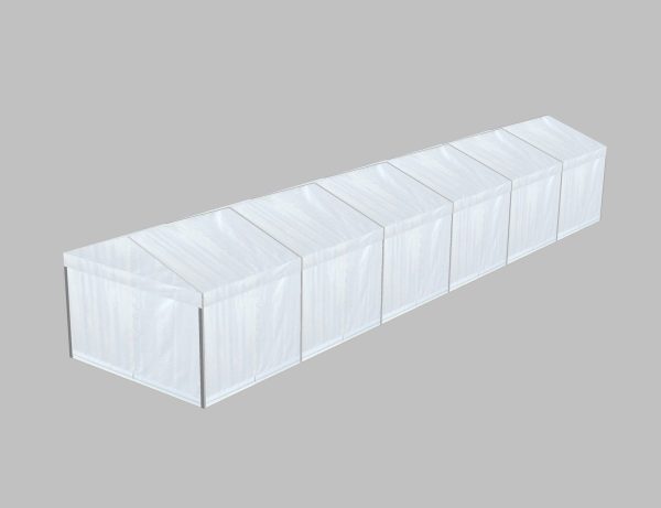 P4 Clear Span Marquee: 4m Wide 2.4m Side Height Party Structure - Image 3
