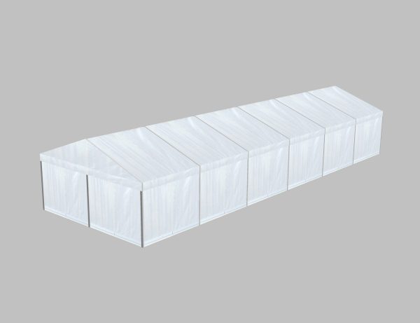 P6 Clear Span Marquee: 6m Wide 2.4m Side Height Party Structure - Image 2