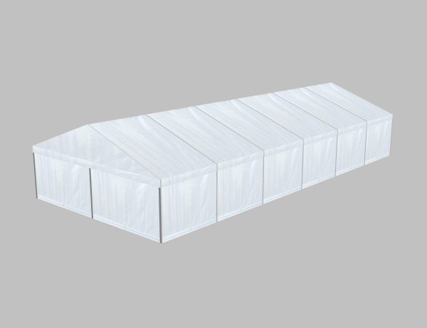 P8 Clear Span Marquee: 8m Wide 2.4m Side Height Party Structure - Image 3