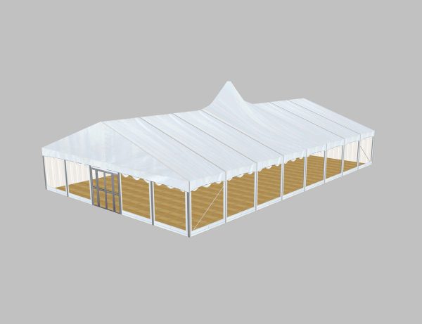 E15 Clear Span Marquee: 15m Wide 2.4m Side Height Event Structure - Image 3
