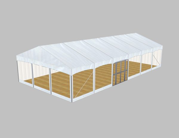 E9 Clear Span Marquee: 9m Wide 3m Side Height Event Structure - Image 2