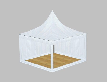 PVO4.1 Pavilion Marquee: 4m x 4m 2.4m Side Height Pagoda