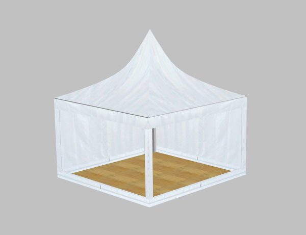 PVO4.1 Pavilion Marquee: 4m x 4m 2.4m Side Height Pagoda