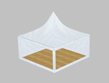 PVO5.1 Pavilion Marquee: 5m x 5m 2.4m Side Height Pagoda