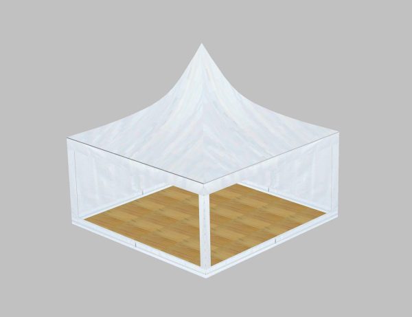 PVO5.1 Pavilion Marquee: 5m x 5m 2.4m Side Height Pagoda