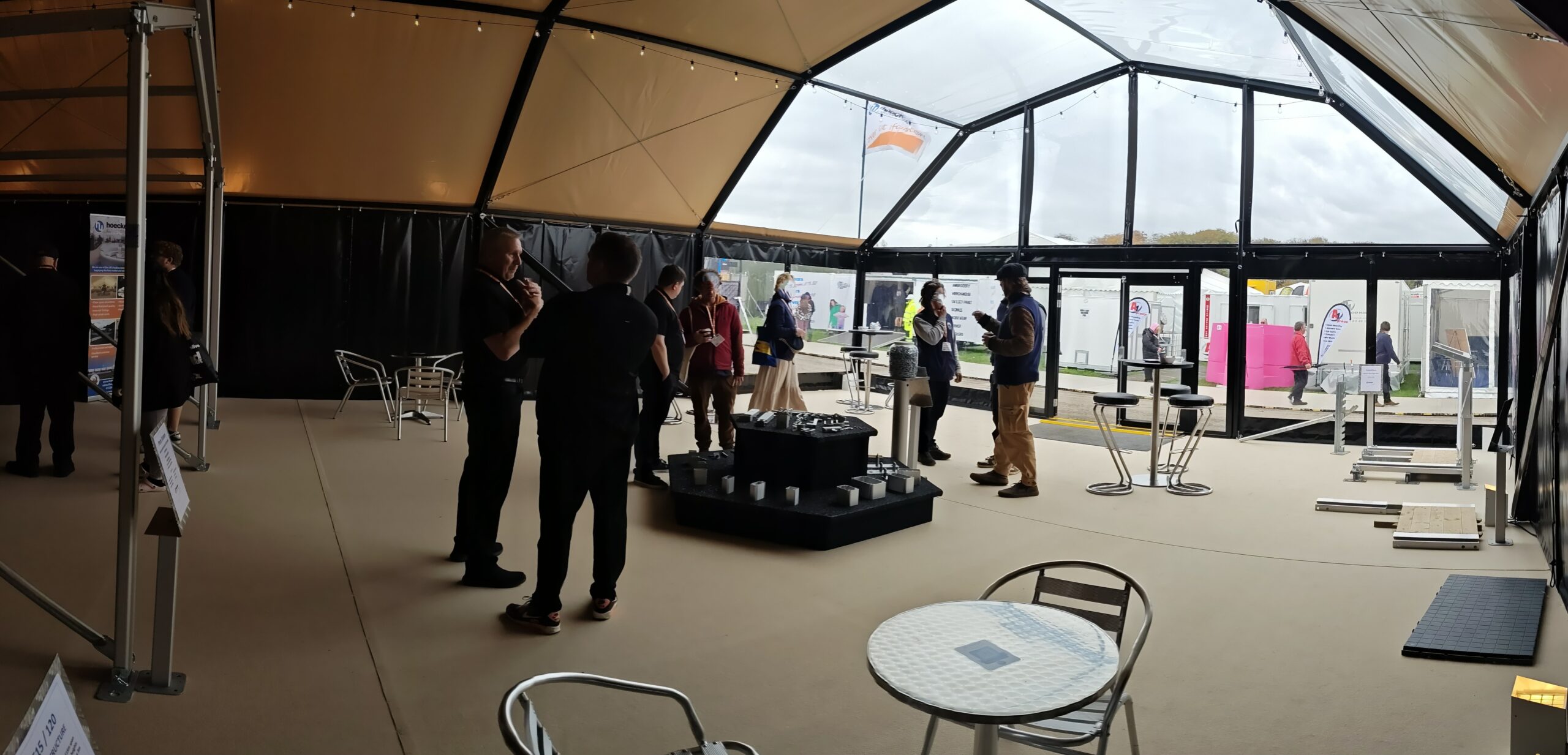 Hoecker Structures 9m Polygon Marquee