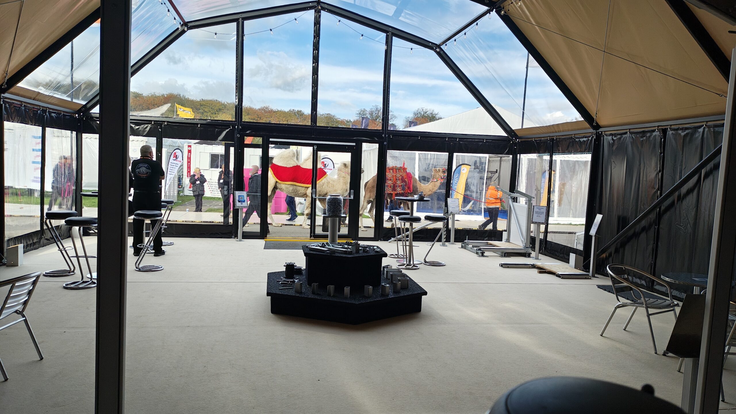Hoecker Structures 9m Polygon Marquee