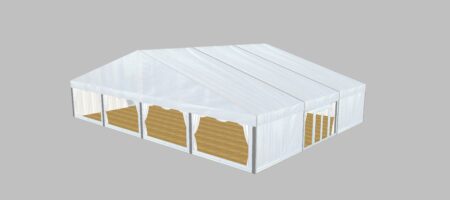 E20 Clear Span Marquee: 20m Wide Event Structure, 5m Bay Spacing